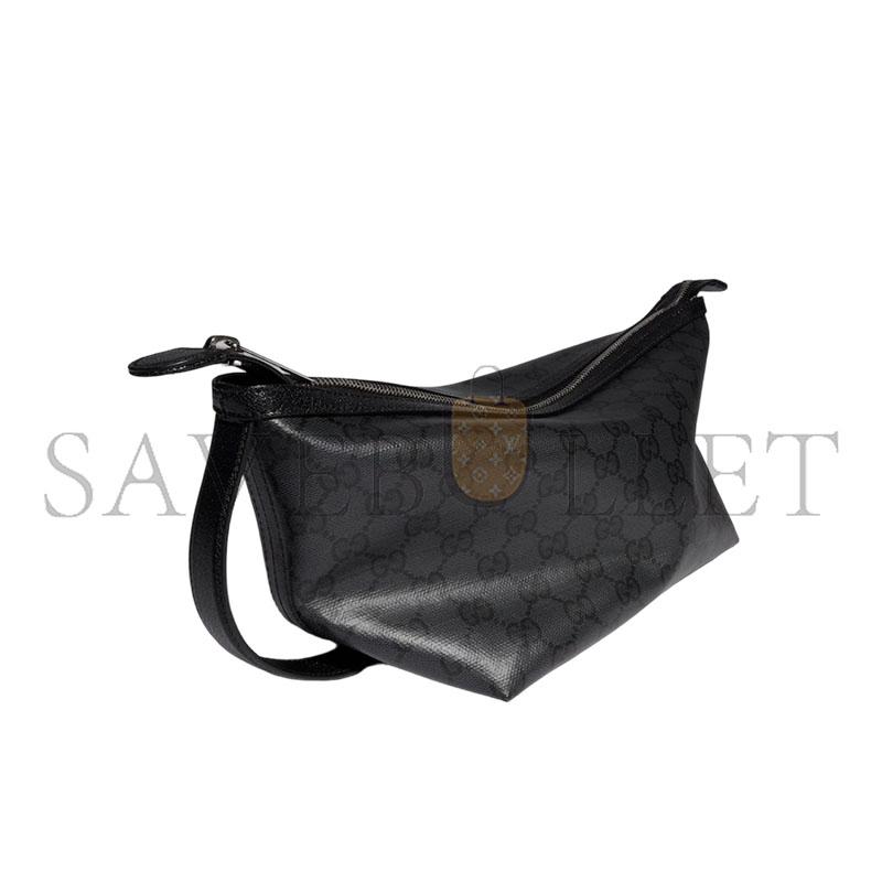 Gvc*1 SMALL GG TOILETRY CASE WITH WEB 875159 (21.5*16*13.5cm)